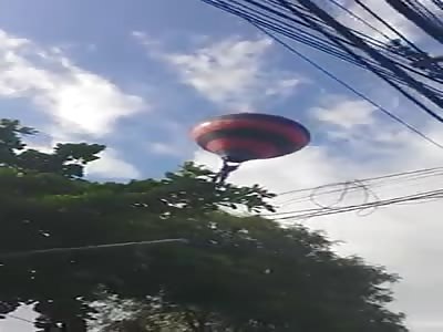 The RIO is quiet! They hung the dead in a balloon.