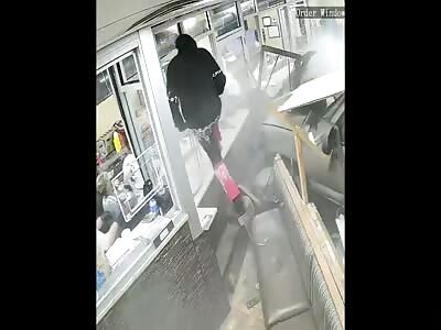 Crash Into Busy Restaurant! 