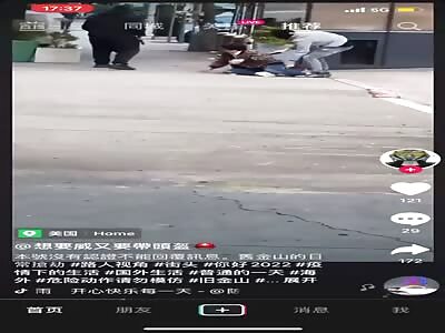 Asian Gets Robbed In Chinatown! 