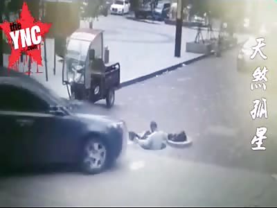 the worker in the sewer crushed and killed by the distracted driver