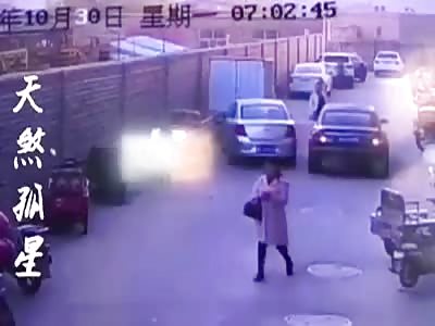 The man was killed by a car on the road