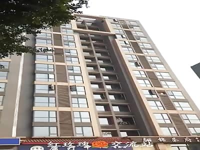 MAN JUMPED TO COMMIT SUICIDE FROM THE BUILDING 