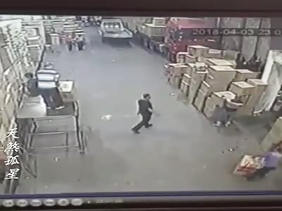 A man died due to fallen down from higher working area 