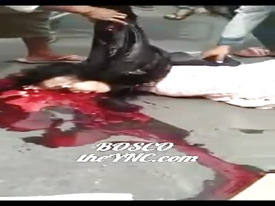 Picking up the Indonesian Woman's Brains off the Road