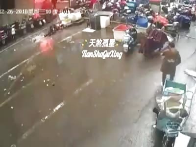 a falling body -shocking suicide (Full video)