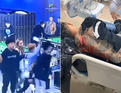 China: Vicious Cleaver Attack