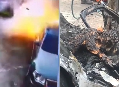 Romanian Man Targeted in Car Bomb Attack {Full Video}