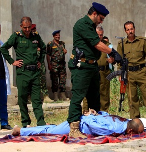 Yemeni Security Forces Execute Four Men Found Guilty of Murdering Abdullah Al-Aghbari In Yemen's Sanaa