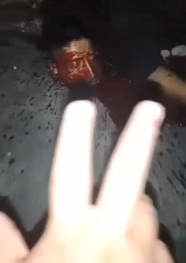 Dude Gets AXED by Rival Gang