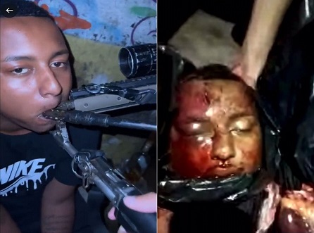 Brazilian Traffickers Opens Up the Butcher Shop In the Favela