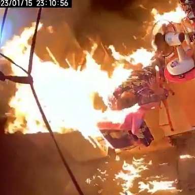 A Molotov Cocktail Was Thrown at a Lady Sleeping In Vietnam