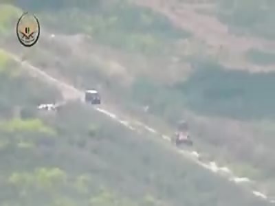 Syria: Video shows FSA rebels blowing up regime bulldozer with ATGM 