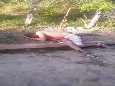 Murdered man with head shot