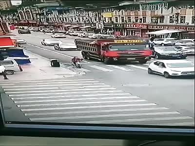 CCTV. Accident