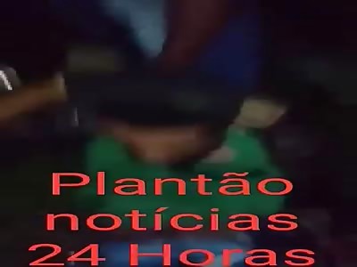 BRUTAL , man executed with shots and burned after