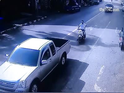 CCTV. Accident