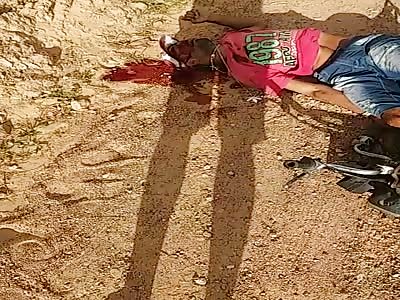 Murdered man with head shot