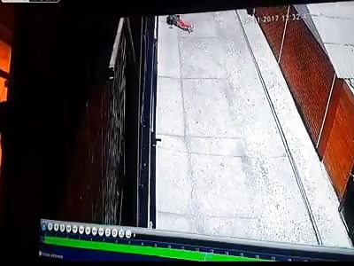 drug addict taking a nap is run over by a car the feet