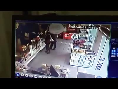 Cops at War! Off 2 Cops Shoot Each Other in Store (Action & Aftermath