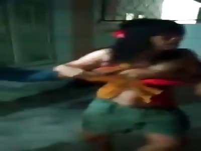 Malay wife tries to strip mistress naked