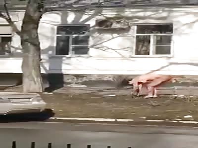 Naked Russian Girl on Some Serious Drugs