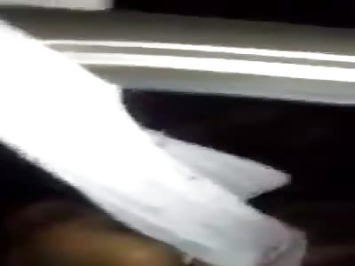 Naked mistress caught in a car