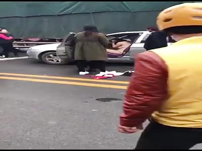 Chinese naked mistress caught