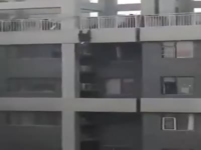 Close up of suicidal man who couldn't hang on.