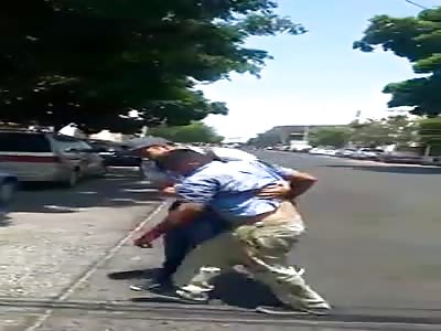 Accident by traffic light in malfunction