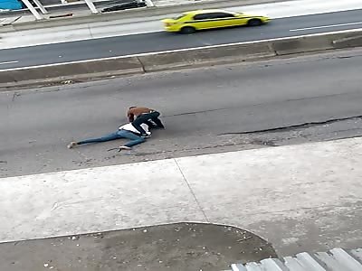 Knife attack, mugging.