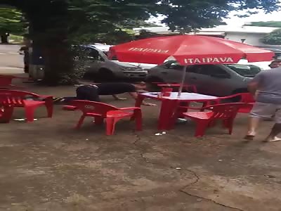 Brazilian carnival street fight flip flop