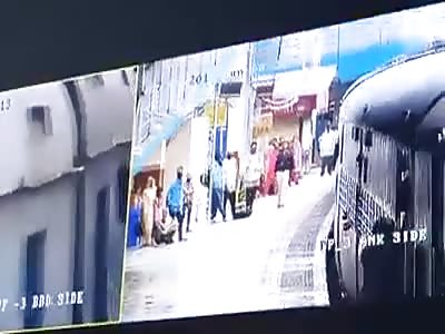 Live Accident Caught on CCTV Footage(15)