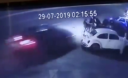 Car Mows Down Party Group