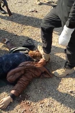 Dead And Burned Daesh Members.
