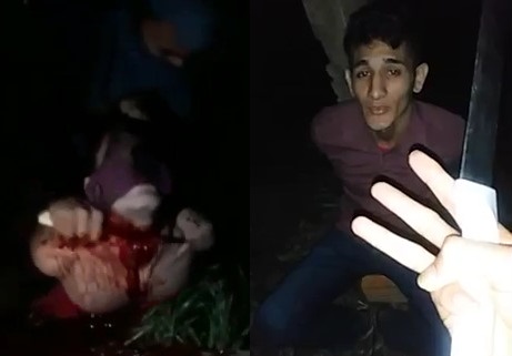 Gang Member Crudely Beheaded with Two Huge Knife