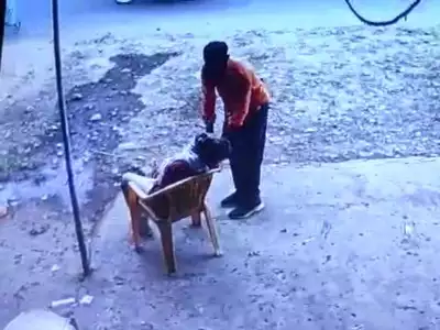 CCTV Death Sitting On A Chair In Sehore, Madhya Pradesh