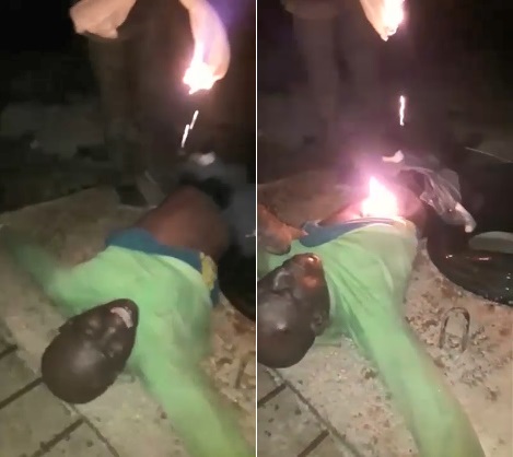 Molten Plastic Torture for Snitching