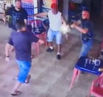 He Just Showed His Huge Knife & Got It All