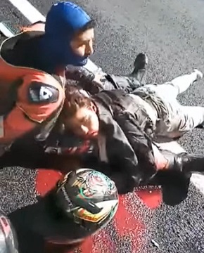 At Least Six Bikers Killed On Mexican Highway {Dashcam & Aftermath}