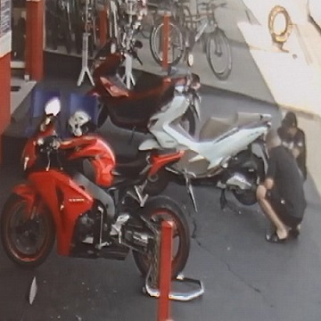 Bad Day for Motorcyclist Repairman