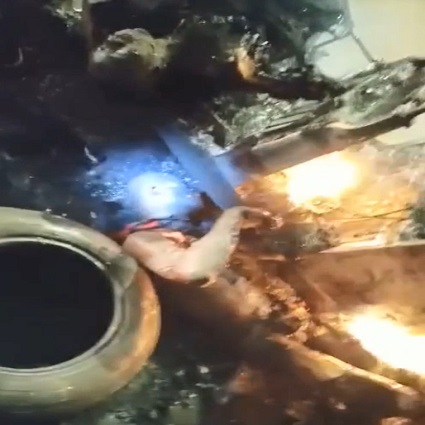 Two Thieves Turned To Ashes By Flame Of Justice