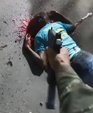 Full Auto Pistol Execution Of Rival Trafficker