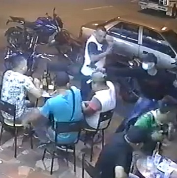 Party With Friends Interrupted By Masked Assassin In Colombia