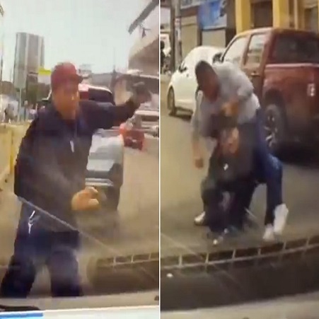 KARMA: Phone Snatcher Hit By Car and Beaten