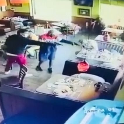 Four Killed after Gunmen Walk Into Denny's Restaurant and Start Shooting