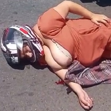 Her Humongous Tits Could Only Save Her and Not Him