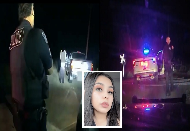 Train Hits Police Car with Handcuffed Woman Inside