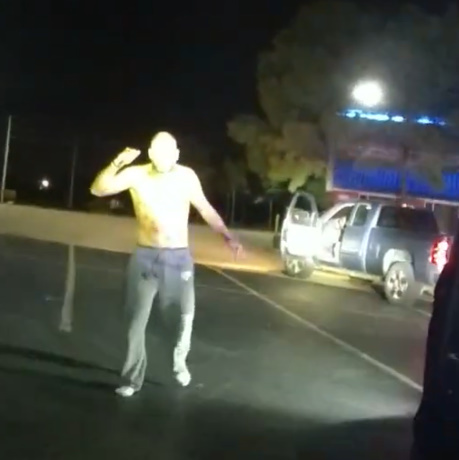Oklahoma City Cop Shoots Suspect Wielding a Knife in a Parking Lot