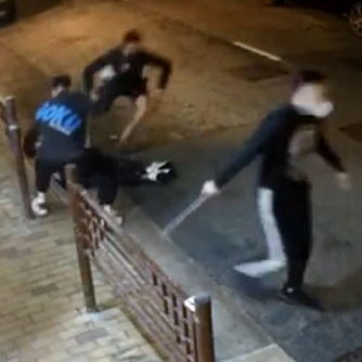 Man Being Beheaded by Gang In Hong Kong