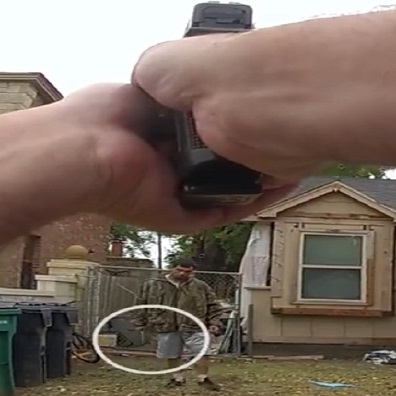 Suspect Fatally Shot Wielding a Knife at Police Body Cam Oklahoma Sergio Gruver